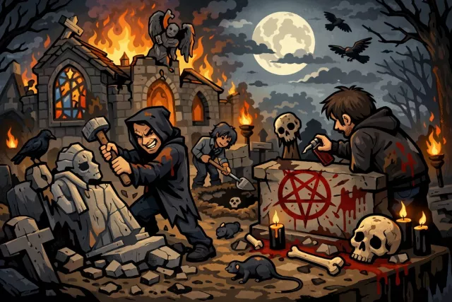 Desecrate - Treat a sacred place or thing with violent disrespect; violate its holiness.