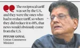 U.S. deal excludes sensitive sectors: Goyal