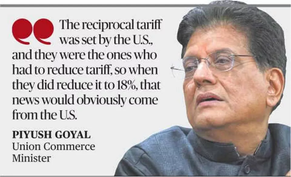 U.S. deal excludes sensitive sectors: Goyal