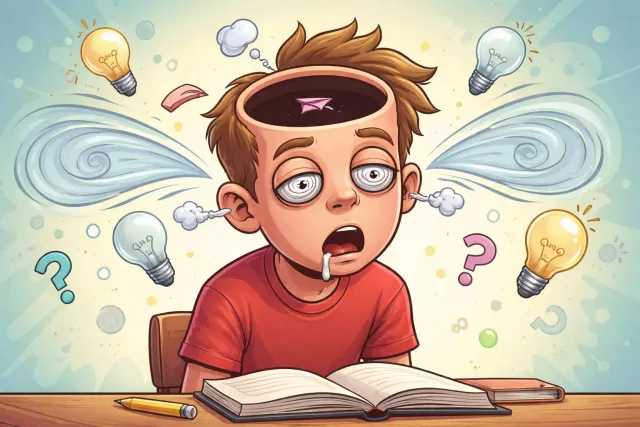 Vacuous - Showing a lack of thought or intelligence; empty-headed. (खोखला; अर्थहीन)