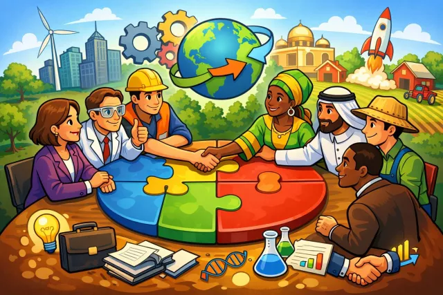 Consortium - An association of organizations formed to achieve a common goal. (संघ)