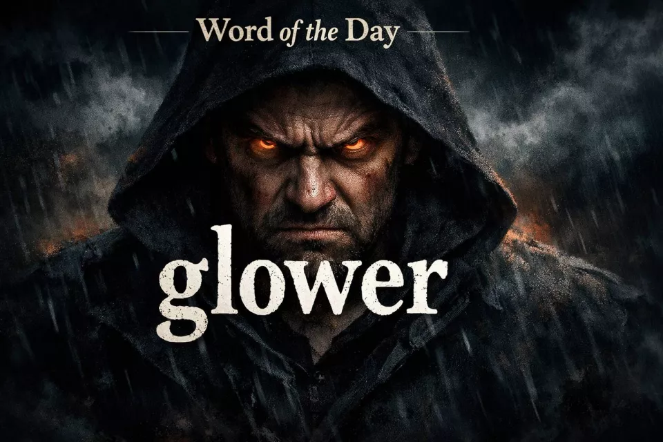 Today’s word - glower