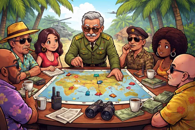 Junta - A military or political group that rules a country after taking power by force. (सैन्य शासन)