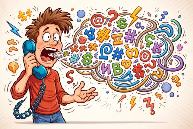 Garble - Distort or mix up (information, speech, or text) so it becomes unclear. (बिगाड़ देना)