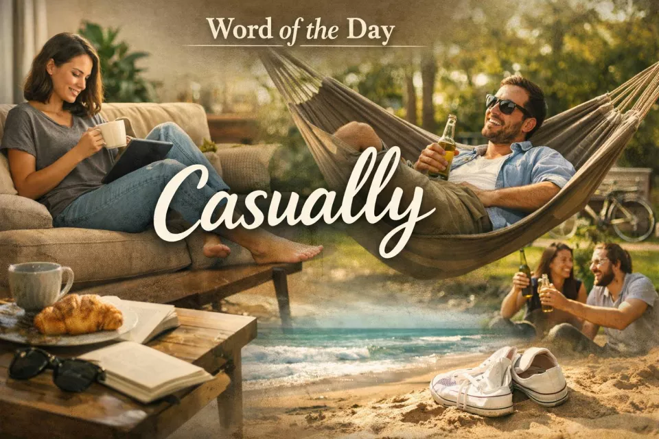 Today’s word - casually