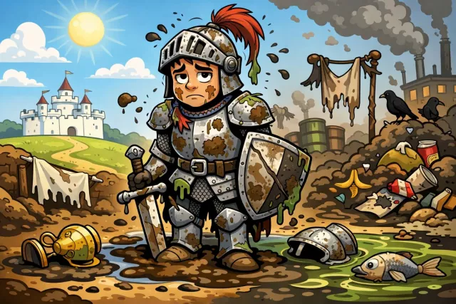 Sully - To damage the purity, reputation, or appearance of; to stain or tarnish