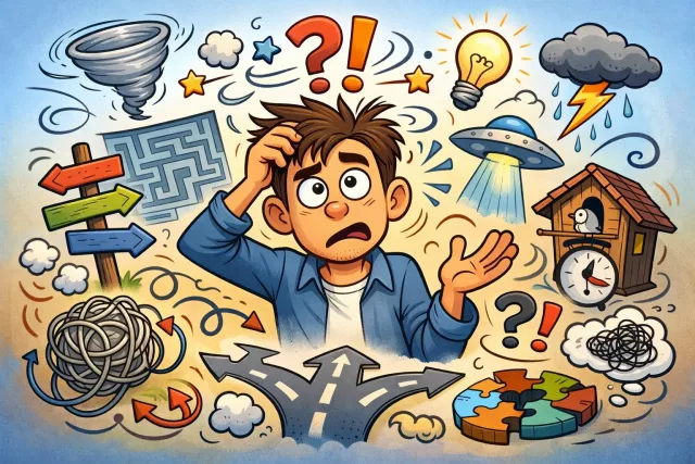 Confound - Confuse or puzzle someone; mix up or thwart (भ्रमित करना)