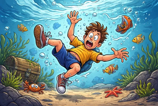 Flounder - Struggle or move clumsily; have great difficulty; fail to know what to do (हाथ-पैर मारना; जूझना)