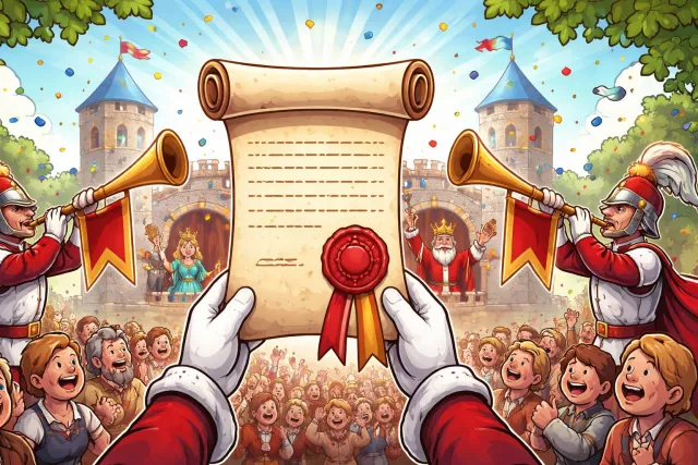 Edict - An official order or proclamation issued by a person in authority