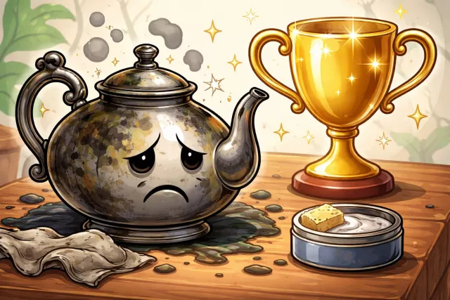 Tarnish - Make less valuable or respected; lose or cause to lose shine. (धूमिल करना)