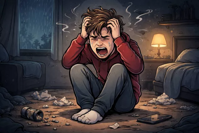 Anguish - Severe mental or physical pain; great suffering. (व्यथा)