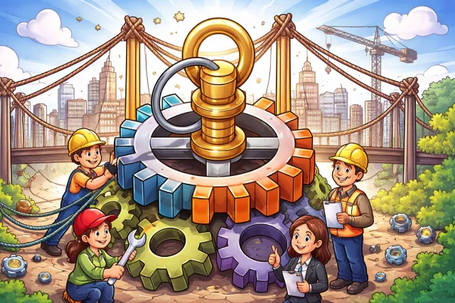 Linchpin - A person or thing that is essential and holds something together.
