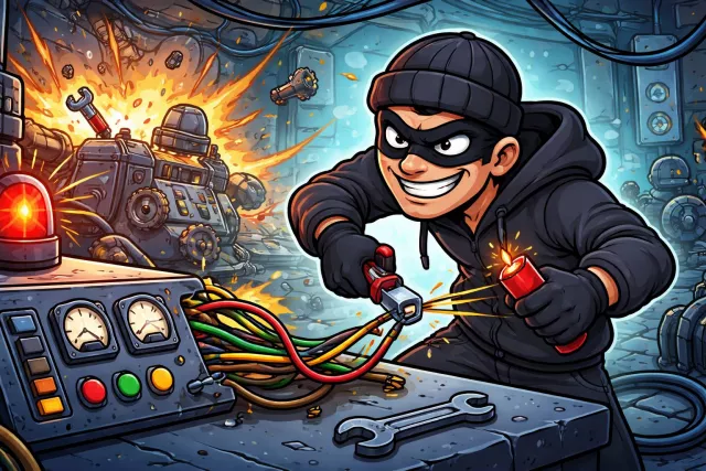 Sabotage - (Noun) Deliberate destruction or obstruction to weaken an effort, project, or system. (तोड़फोड़; विध्वंस)