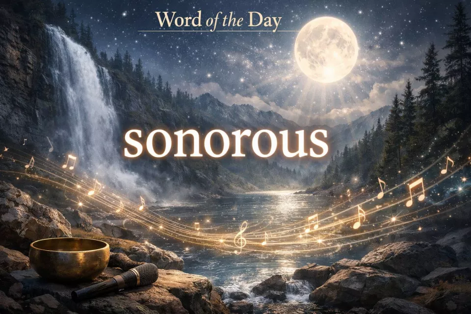Today’s word - sonorous