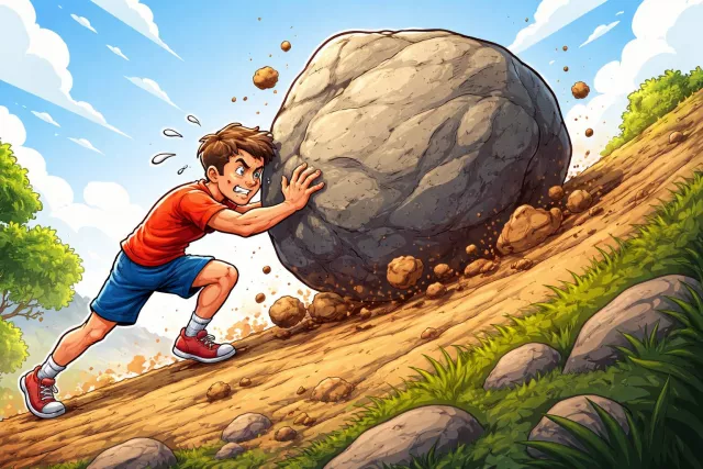 Exert - Make a physical or mental effort. (प्रयास करना)