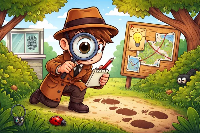 Investigate - Carry out a systematic examination to discover the truth (जांच करना)