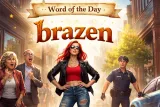Today’s word - brazen