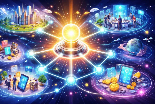 Nexus - A connection or link between people, things, or ideas; a central point of connection.