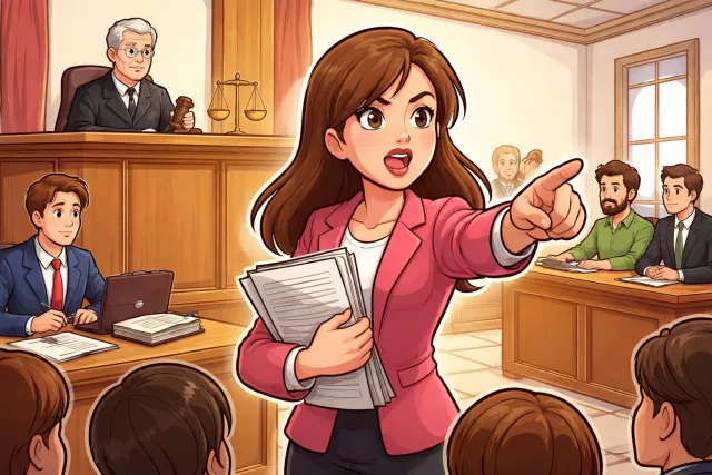 Plaintiff - A person who brings a case against someone in a court of law. (वादी)