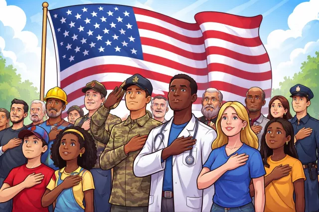 Allegiance - Loyalty or commitment to a person, group, cause, or country. (निष्ठा)