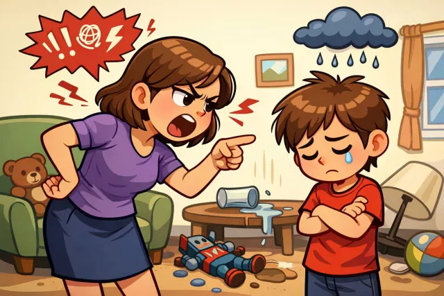 Chide - Scold or rebuke someone mildly.