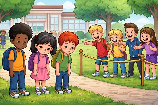 Discriminate - Recognize or understand the difference between things; or treat a person/group unfairly. (अंतर करना; भेदभाव करना)