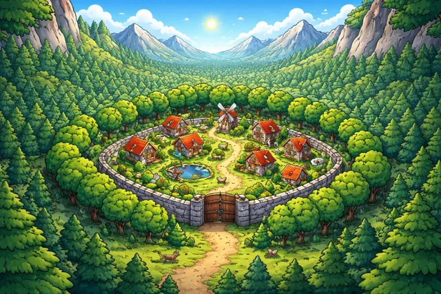 Enclave - A territory or community enclosed within a larger one, especially one with different culture or identity. (परिक्षेत्र)