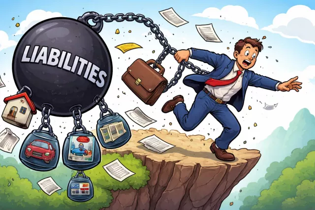 Liability - A responsibility or debt that a person or organization must legally pay or deal with.