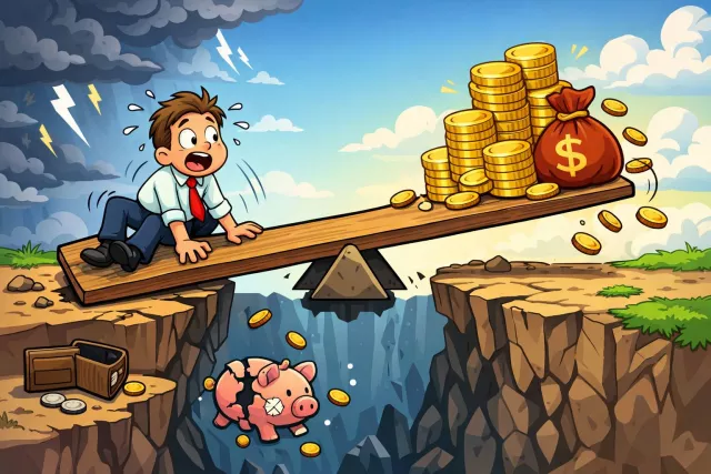 Deficit - The amount by which something is less than what is needed, especially when expenses are more than income. (घाटा)