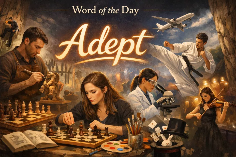 Today’s word - adept