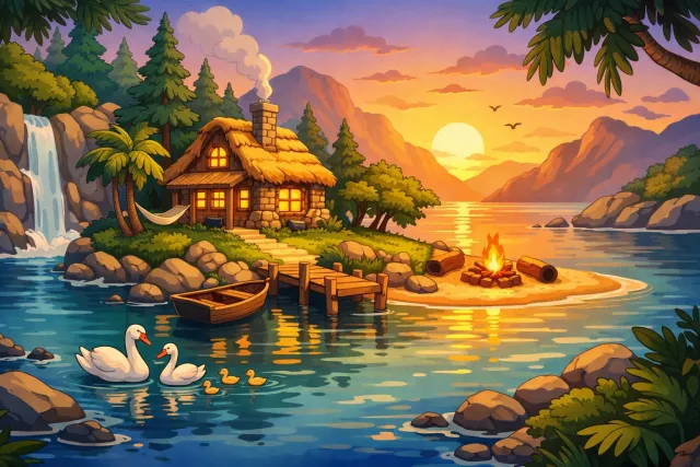 Haven - A safe place or shelter, especially during danger or trouble.