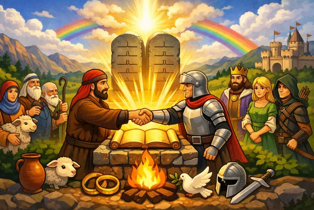 Covenant - A formal and binding agreement or promise.