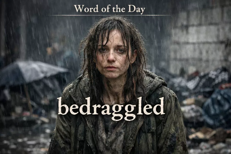 Today’s word - bedraggled