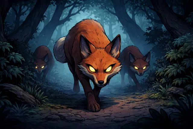 Skulk - Move or hide in a secretive or cowardly way, usually to avoid being noticed.