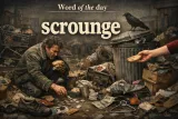 Today’s word - scrounge