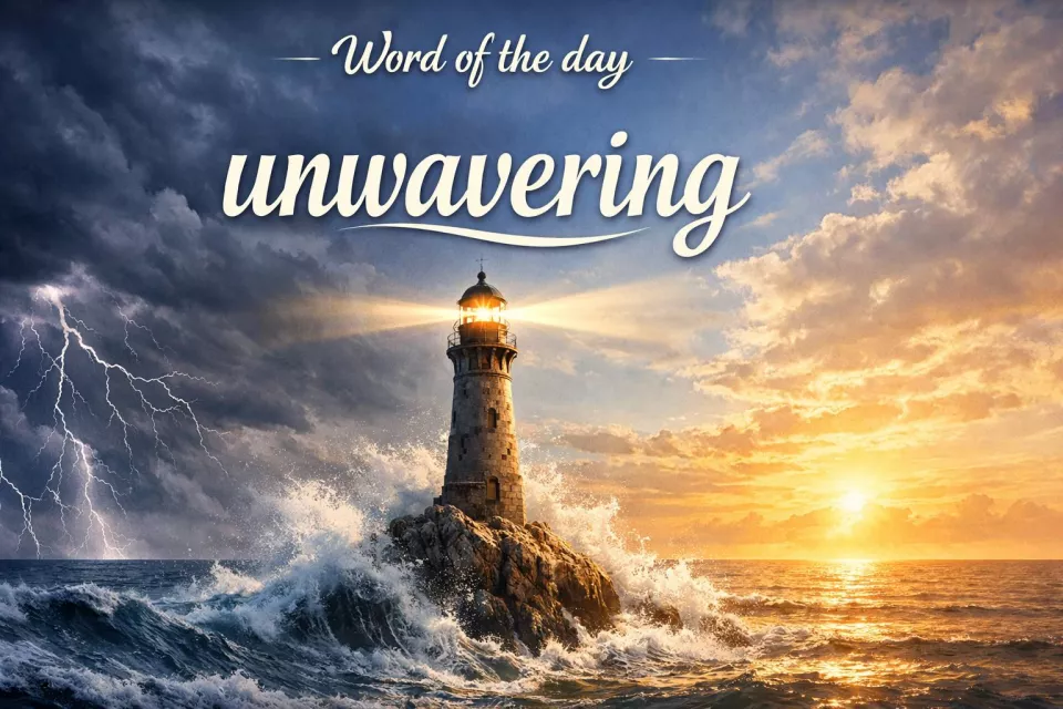 Today’s word - unwavering