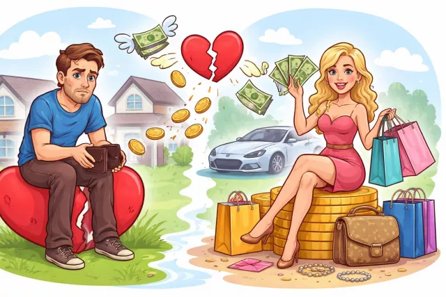 Alimony - Money paid regularly to a former spouse after separation or divorce. (निर्वाह भत्ता)
