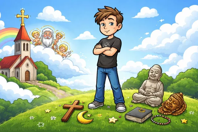 Atheist - A person who does not believe in the existence of God or gods.