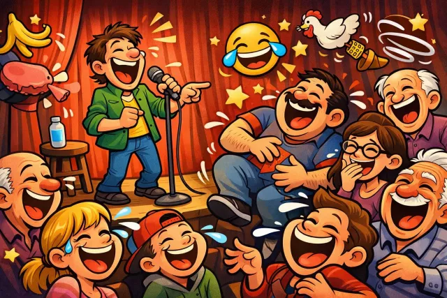 Risible - So absurd or ridiculous that it causes laughter; laughable.