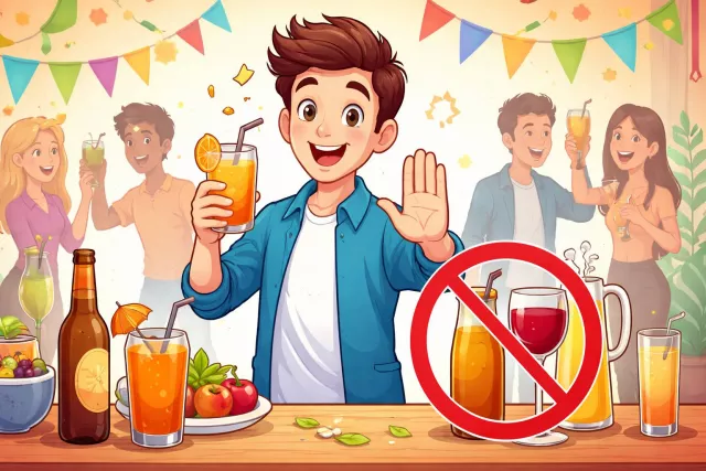 Teetotaler - A person who never drinks alcohol. (पूर्ण मद्यत्यागी)