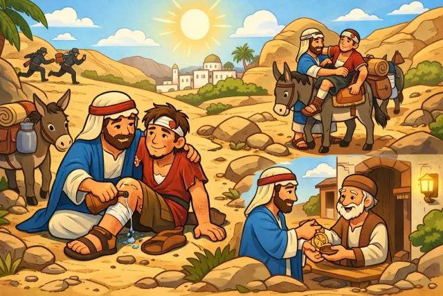 Samaritan - A charitable and helpful person, especially to someone in need. (परोपकारी व्यक्ति)