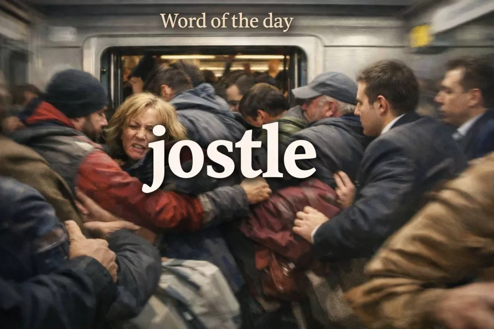 Today’s word - jostle