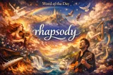 Today’s word - rhapsody