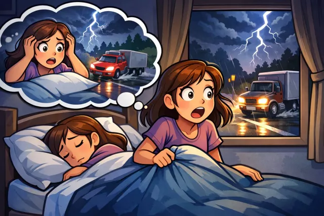 Premonition - A strong feeling that something is about to happen, especially something unpleasant.