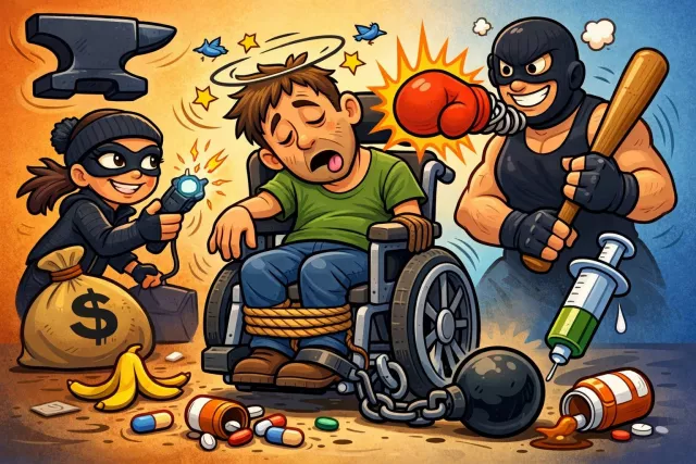 Incapacitate - Prevent someone from functioning normally; disable. (अक्षम कर देना)