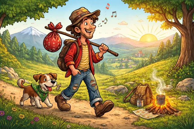 Vagabond - A person who wanders from place to place without a home or job. (आवारा)