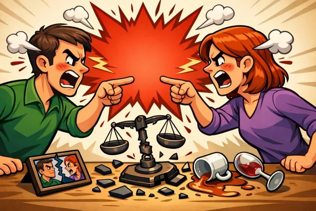 Recrimination - A counter-accusation made in response to an accusation.