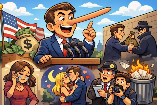 Mendacity - The quality of being untruthful; lying.