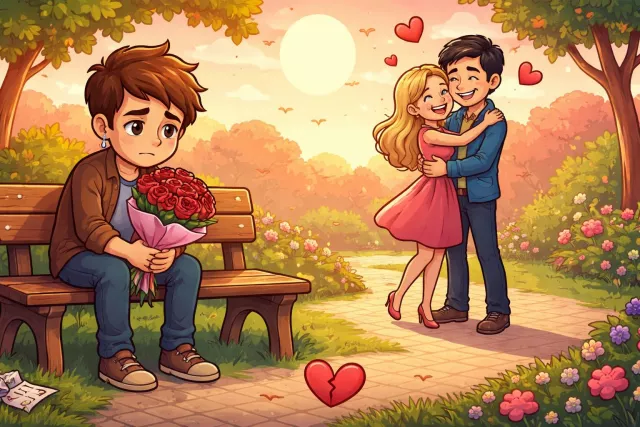 Unrequited - Not returned or reciprocated, especially in love or affection.