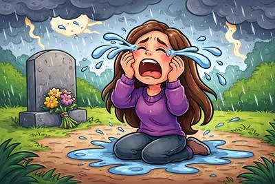 Bewail - Express deep sorrow or regret over something; lament mournfully.